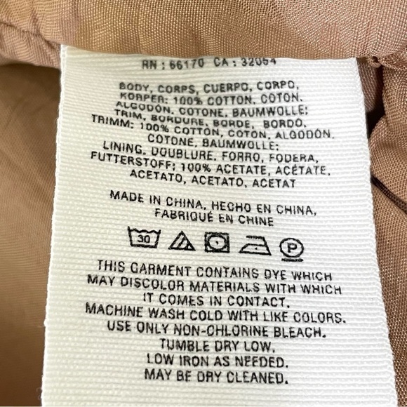 Anthropologie Hei Hei Excursion Collared Bomber Jacket Tan Grey Small - Picture 15 of 15